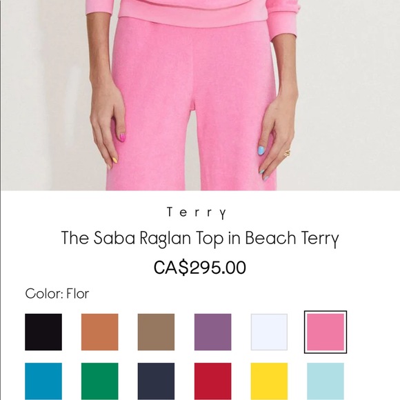 ❗️SOLD❗️Suzie Kondi Terry Raglan - Picture 2 of 4